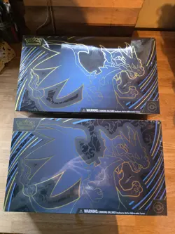 Lot of 2 Pokemon TCG Mega Charizrd X EX Ultra Premium Collection UPC Sealed - Image 1