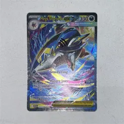 Pokemon Mega Sharpedo EX 127/094 Phantasmal Flames 330HP Full Art Holo Card - Image 1