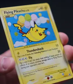 Pokemon D&P Rising Rivals #113/111 Flying Pikachu Holo Secret Rare Gorgeous - Image 3
