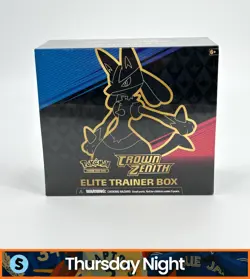 POKEMON TCG CROWN ZENITH SEALED ELITE TRAINER BOX ETB - Image 1