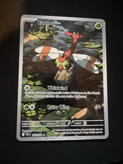 Yanma Pokemon TCG Destined Rivals Full Art Illustration Rare Card 183/182 - Image 1