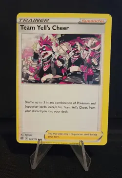 Pokemon: Brilliant Stars - Team Yell's Cheer 149/172 - Miscut Error Card - Image 1