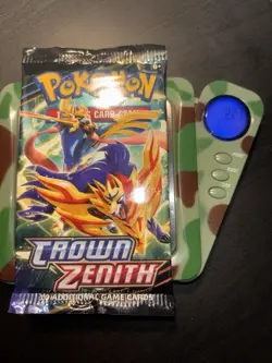 22.3g! HEAVY Crown Zenith Booster Pack Pokemon Factory Sealed English Mint - Image 1