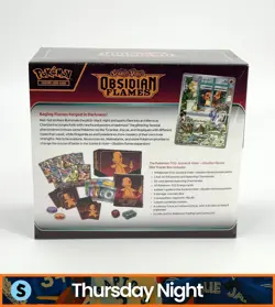 POKEMON TCG SCARLET & VIOLET OBSIDIAN FLAMES SEALED ELITE TRAINER BOX ETB - Image 2