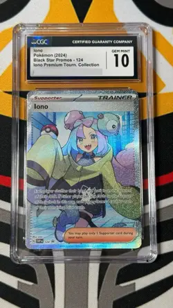 CGC 10 Iono SVP 124 Pokemon TCG - Black Star Promo - Image 1