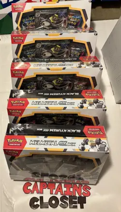 Pokemon TCG Black Kyurem EX Box & Melmetal EX Box Combo Lot Of 5 Factory Sealed - Image 3
