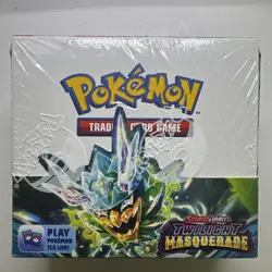 Pokemon TCG Scarlet & Violet Twilight Masquerade Booster Box Sealed 36 Packs - Image 1