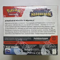 Pokemon TCG Scarlet & Violet Twilight Masquerade Booster Box Sealed 36 Packs - Image 3
