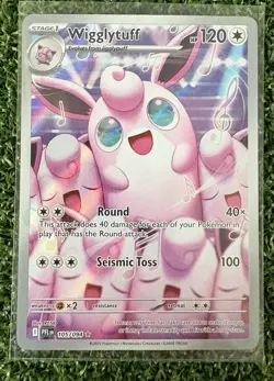 Wigglytuff 105/094 - Illustration Rare Phantasmal Flames Pokemon TCG Card NM - Image 3