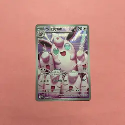 Wigglytuff 105/094 NM Illustration Rare Phantasmal Flames PFL Pokemon Card TCG - Image 1