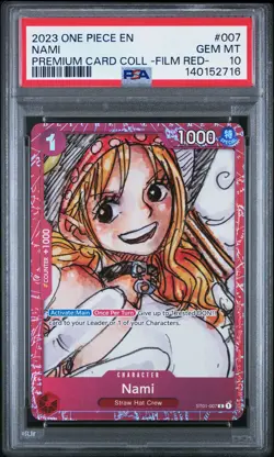 2023 ONE PIECE PREMIUM COLLECTION ONE PIECE FILM RED #007 NAMI PSA 10 - Image 1