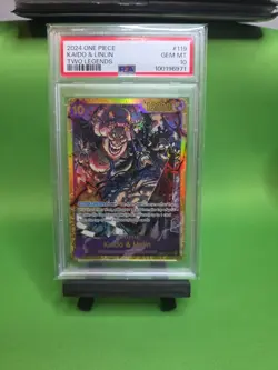 [PSA 10] 2024 ONE PIECE OP08-TWO LEGENDS 119 KAIDO & LINLIN - Image 1