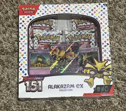 Pokemon TCG: Scarlet & Violet-151 Alakazam ex Collection Booster Box 820650855269 - Image 1