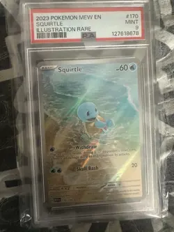 2023 POKEMON SCARLET & VIOLET 151 #167/165 IVYSAUR ILLUSTRATION RARE PSA 9 - Image 1