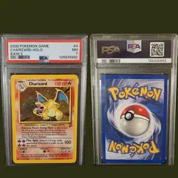 2000 POKEMON CHARIZARD BASE SET 2 HOLO #4 PSA 7 - Image 3