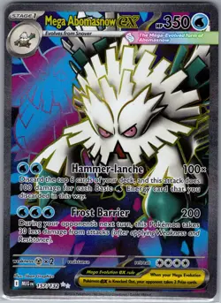 Mega Abomasnow ex 157/132 ME01: Mega Evolution - Pokemon Card - NM - Image 1
