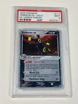 PSA 9 Umbreon ex 112/115 Unseen Forces Holo rare set pokemon TGC LOW POP 2005 - Image 5