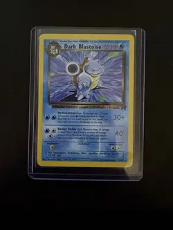 1997-2000 Team Rocket Dark Blastoise Rare 20/82 Pokemon Card - Image 1