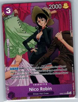 Nico Robin (Alt Art) EB02-036 English Anime 25th Collection One Piece Card - NM - Image 1