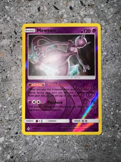 Pokemon TCG Cards Mewtwo 75/214 Unbroken Bonds Reverse Holo Rare - Image 3