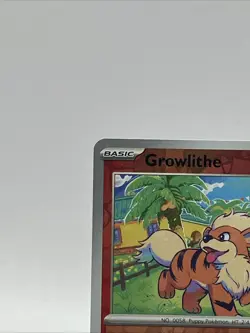 Pokemon Scarlet & Violet Growlithe Reverse Holo Foil Card 31/198 2023 NM - Image 5