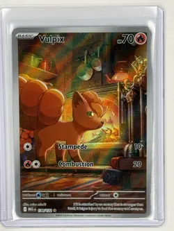 Vulpix 138/132 ME01 Mega Evolution Holo Rare Pokemon Card NM/Mint - Image 1