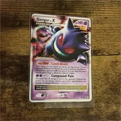 Gengar LV.X 97/99 Arceus Ultra Rare Holo 140HP Pokemon TCG Card English - Image 1