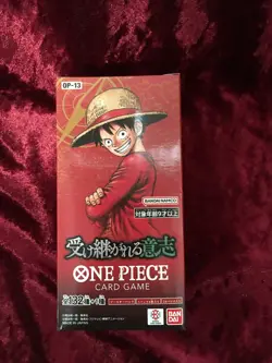 Booster Box OP-13 ONE PIECE Carrying on His Will Card 2025 New Sealed Japanese - Image 1