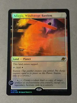 Adagia, Windswept Bastion Edge of Eternities Foil NM - Image 1