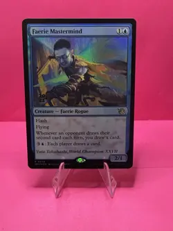 Faerie Mastermind - Prerelease Foil - NM - MTG - Image 1