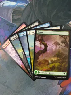 Full Art Land Complete Set of 5 | 7% Off 2+ | MH3 | NM | MTG - Image 1