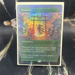 MTG Burgeoning (Borderless) Secret Lair Drop - Foil LP Magic: The Gathering #408 - Image 5