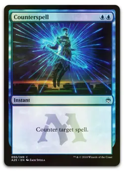 Counterspell #50 (Foil) (NM) Masters 25 A25 Magic MTG - Image 1