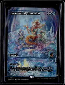 Harmonized Crescendo (0384) (Showcase) - 384 - Foil - ECL - NM - MTG - Image 1