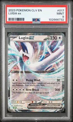 2023 POKEMON CLASSIC VENUSAUR & LUGIA EX DECK #017 LUGIA EX PSA 9 - Image 1
