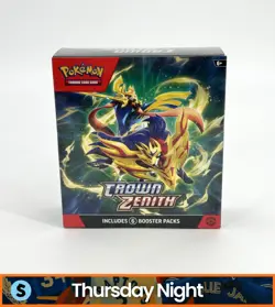 POKEMON TCG CROWN ZENITH SEALED BOOSTER BUNDLE - Image 1