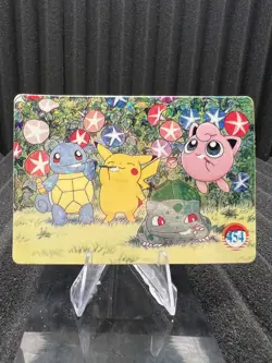 Pokemon Vintage Pocket Monsters Vending HOLO Prism Sticker Bandai 1999 Nintendo - Image 1