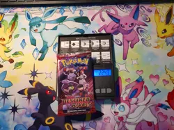 Very Heavy 22.43g Pokemon TCG Destined Rivals Booster Pack - Image 1