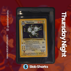 1999 POKEMON FOSSIL #11/62 MAGNETON HOLO RARE - Image 1