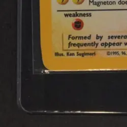 1999 POKEMON FOSSIL #11/62 MAGNETON HOLO RARE - Image 4
