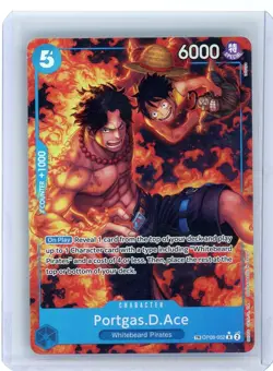 One Piece OP08-052 Portgas.D. Ace Treasure Rare TR OP10 Alt Art - Image 1