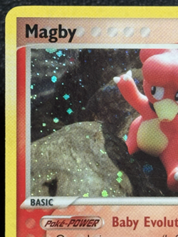 Magby 58/92 Yuka Morii Art - Stamped Holo - Pokemon TCG: EX Legend Maker - LP/MP - Image 2