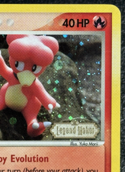 Magby 58/92 Yuka Morii Art - Stamped Holo - Pokemon TCG: EX Legend Maker - LP/MP - Image 3