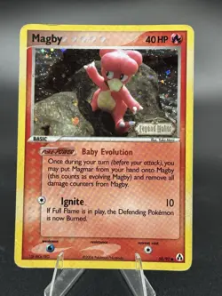 Magby - 58/92 - EX Legend Maker 2006 - Stamped Reverse Holo - HP - Pokemon TCG - Image 1