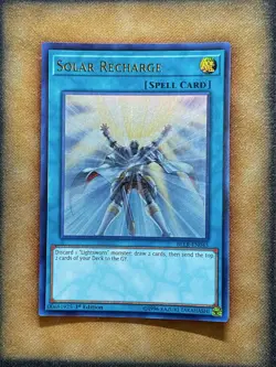 Yugioh Solar Recharge BLLR-EN045 Ultra Rare 1st Ed NM - Image 1