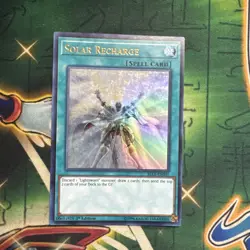 Yugioh! Solar Recharge BLLR-EN045 Ultra Rare 1st Edition VLP/NM - Image 1