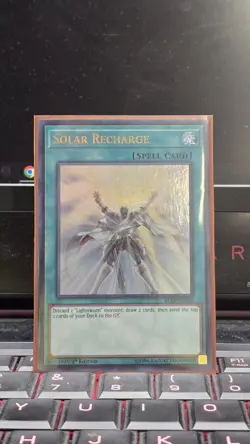 Yu-Gi-Oh Solar Recharge BLLR-EN045 Ultra Rare 1st Edition NM/LP - Image 1