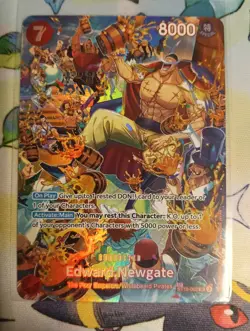 One Piece Card Game TCG Edward Newgate ST15-002 SR Alt Art SP - Image 1