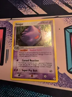 Pokemon TCG Gengar 5/92 EX Legend Maker 2006 Holo Rare Card MP - Image 1