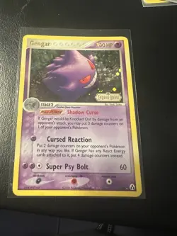 Gengar 5/92 Legend Maker Reverse Holo Stamped Pokemon TCG 2006 - Image 1